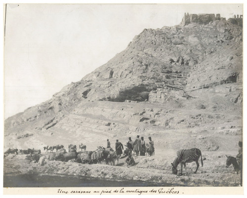 Persia caravan the foot - the,
