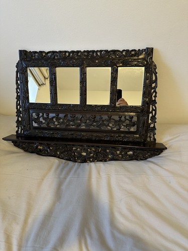 Antiques chinese carved cherry - antiques,