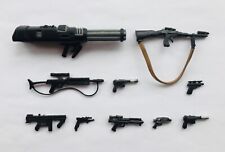 STAR WARS 3.75" RARE BLASTERS HAND GUNS PISTOL RIFLE FIGURE WEAPONS ACCESSORIES