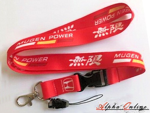 Mugen red jdm lanyard key - mugen,