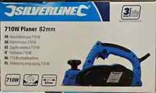 Silverline DIY 82mm 710W Handheld Planer - Blue (128891)