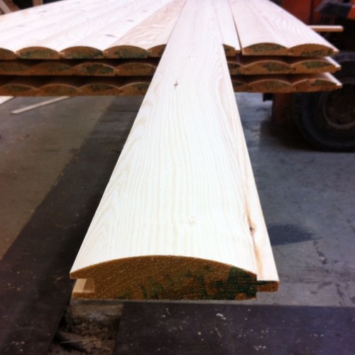 Pine timber loglap - pine,