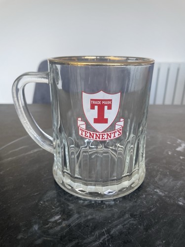 Vintage tennent lager pint - tennent's,