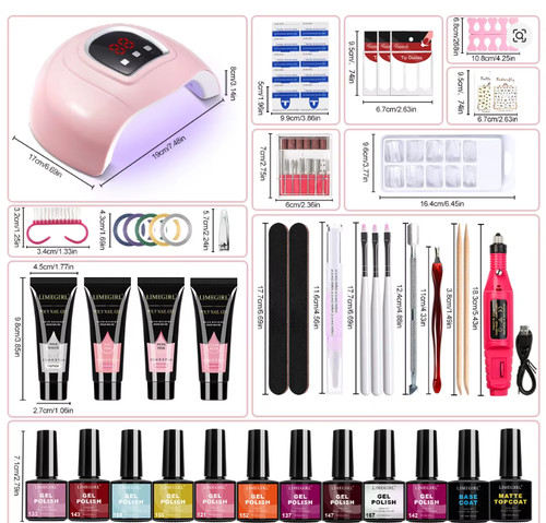 Professional nail gel kit - nail, uv