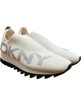 DKNY White Trainers Slip On