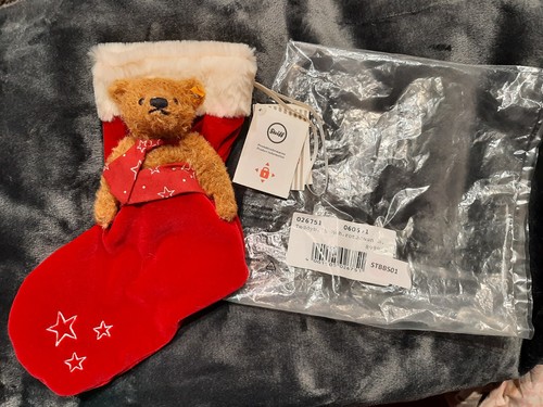 Steiff christmas stocking 15cm - christmas,