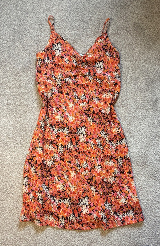 George asda orange floral - george,