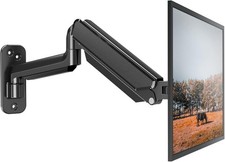 Monitor Arm Wall Mounted Single Gas Spring Computer Screen Mount 13" to 32" UK