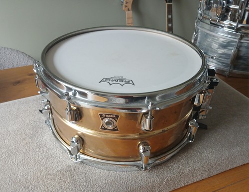 Yamaha brass 13x6 snare - yamaha, 13x6.5”