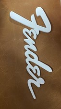 18cm Fender Logo Sign Display