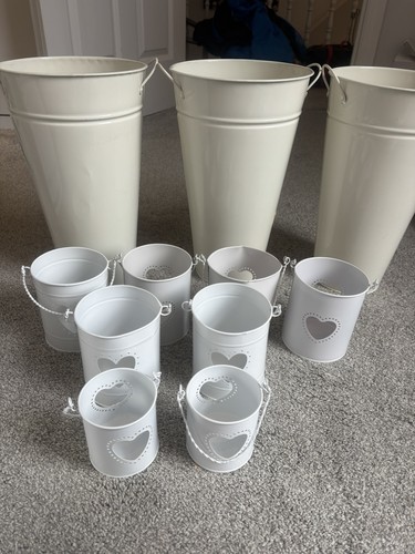 Metal buckets pots mini pail - metal,