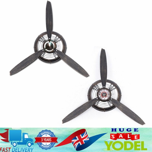 Propeller aeroplane wall clock - propeller,