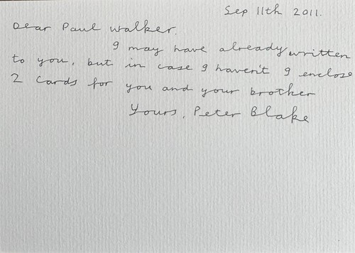 Sir peter blake signed - peter, &
