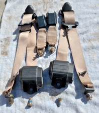 Classic Austin Rover Mini MPI Gold Rear Seatbelt Set