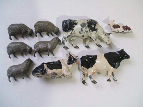 Vintage britains metal sheep - britains,