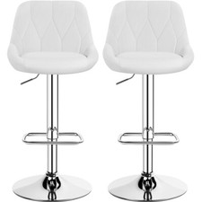 Bar Stools Set of 2 Faux
