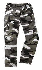Kids Youth BDU Ranger 6-Pocket Combat Trousers Children Army Uniform Camo Cargo