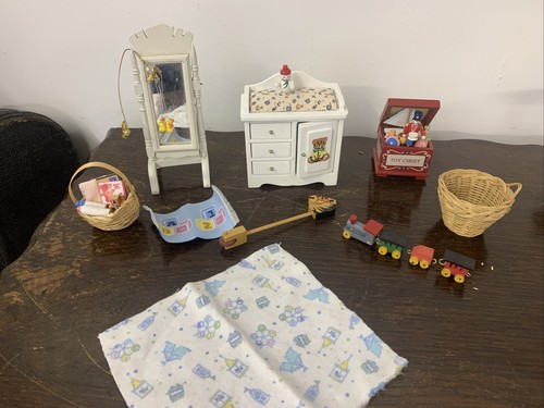 Dolls house furniture - dolls,