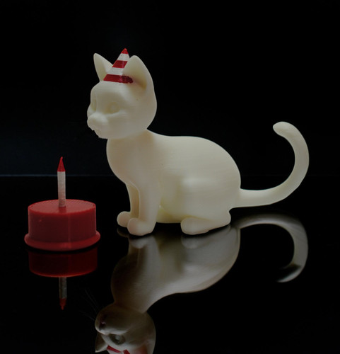 Adorable cat kitten - adorable, 3d