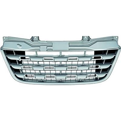 Radiator grille chrome black - grille, chrome/black