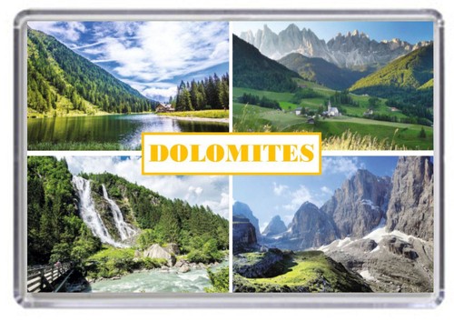 Dolomites italy fridge magnet - dolomites,,