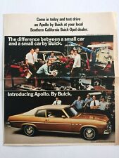 Buick Apollo Car Brochure Santa Ana Register Supplement 1970s Compact V8