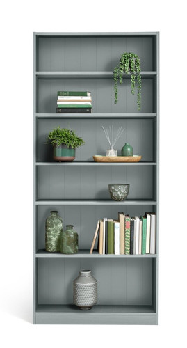Home maine bookcase grey - maine, |