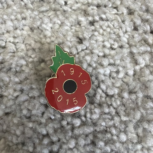 Remembrance poppy enamel pin - remembrance,