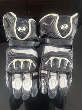 Held leather motorcycle gloves - leather,