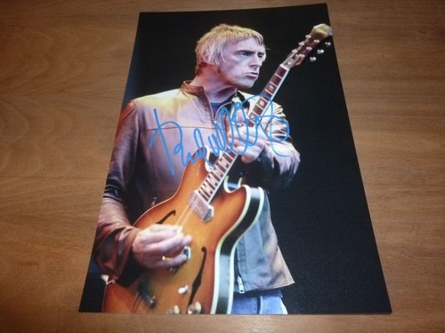Paul weller signed 12x8 photo - weller,
