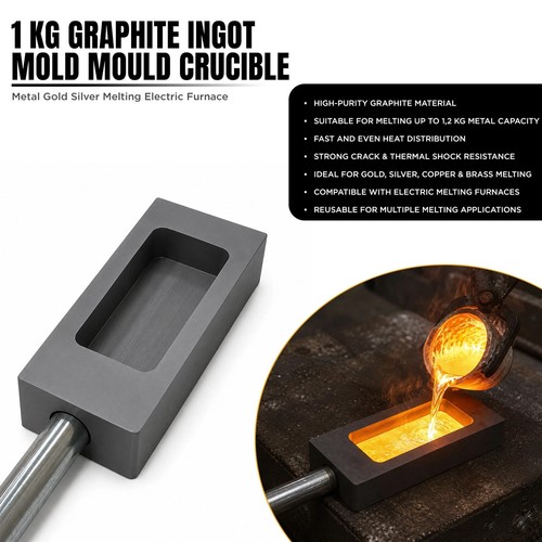 1kg graphite ingot - ingot, mould