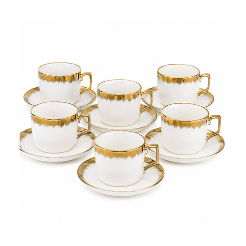 Set porcelain tea cups - set,