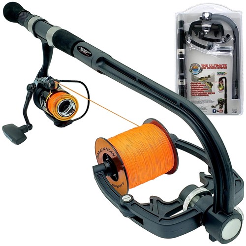 Fishing line winder eliminates - line,
