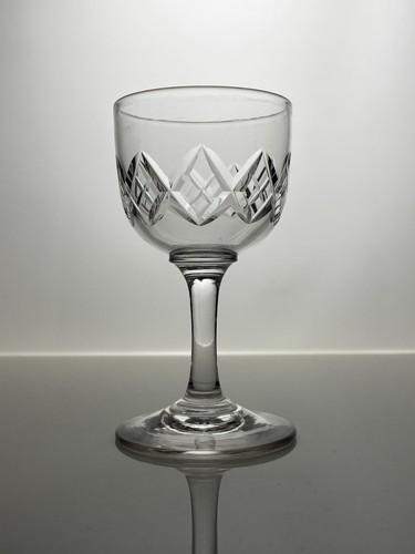 Antique cut crystal port gin - antique,