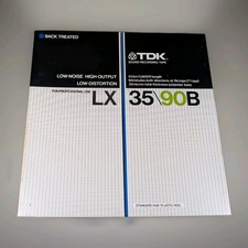 TDK LX35-90B 7" Reel to Reel Tape 555m Used Standard Hub  7 1/2IPS 1/4" Width