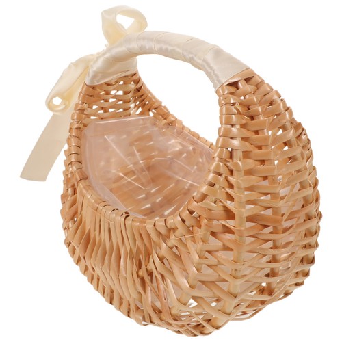Portable woven basket bridal - woven,