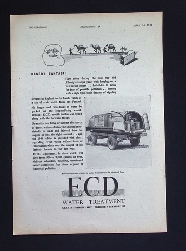 Original 1944 advert d - 1944, e.c.d
