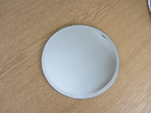 Mirror glass plate 20cm - glass,