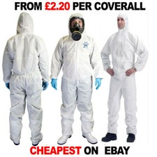 Coveralls Disposable White