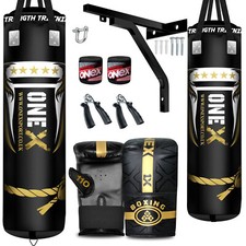 Heavy Duty Punch Bag 4-5ft Filled | Boxing Punching Kickboxing MMA Martial Arts