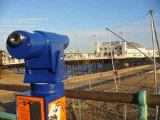 Photo 6x4 Brighton Pier Kemp Town Palace Pier and telescope on central Br c2010