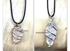 CLEAR QUARTZ RAW CRYSTAL CORD