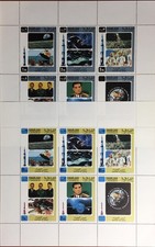 Sharjah 1970 History Of Space Sheetlet Set MNH