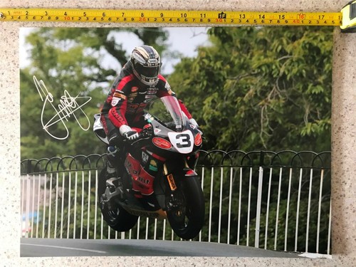 John mcguinness signed photo - john,