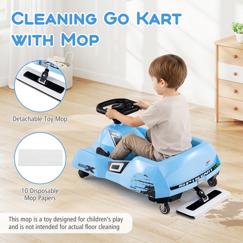Powered cleaning kart - go, 12v