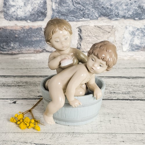 Vintage lladro figurine bath - vintage, "bath
