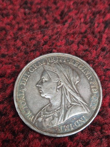 1893 british silver crown coin - 1893,