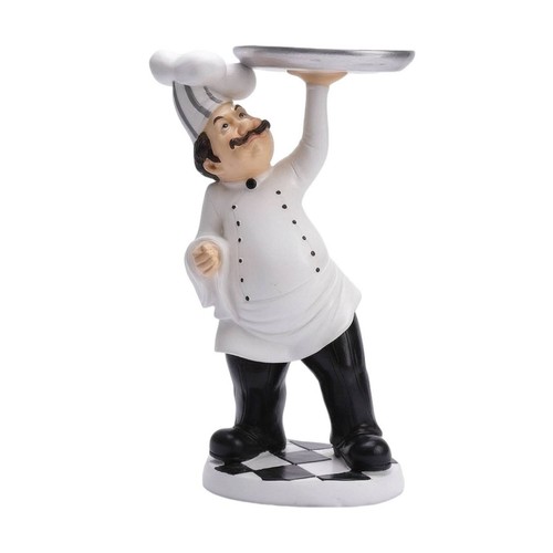 Chef figurine resin - chef,