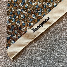 Vintage Jacqmar Silk Crepe De