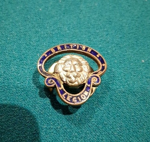 British legion pin - british,